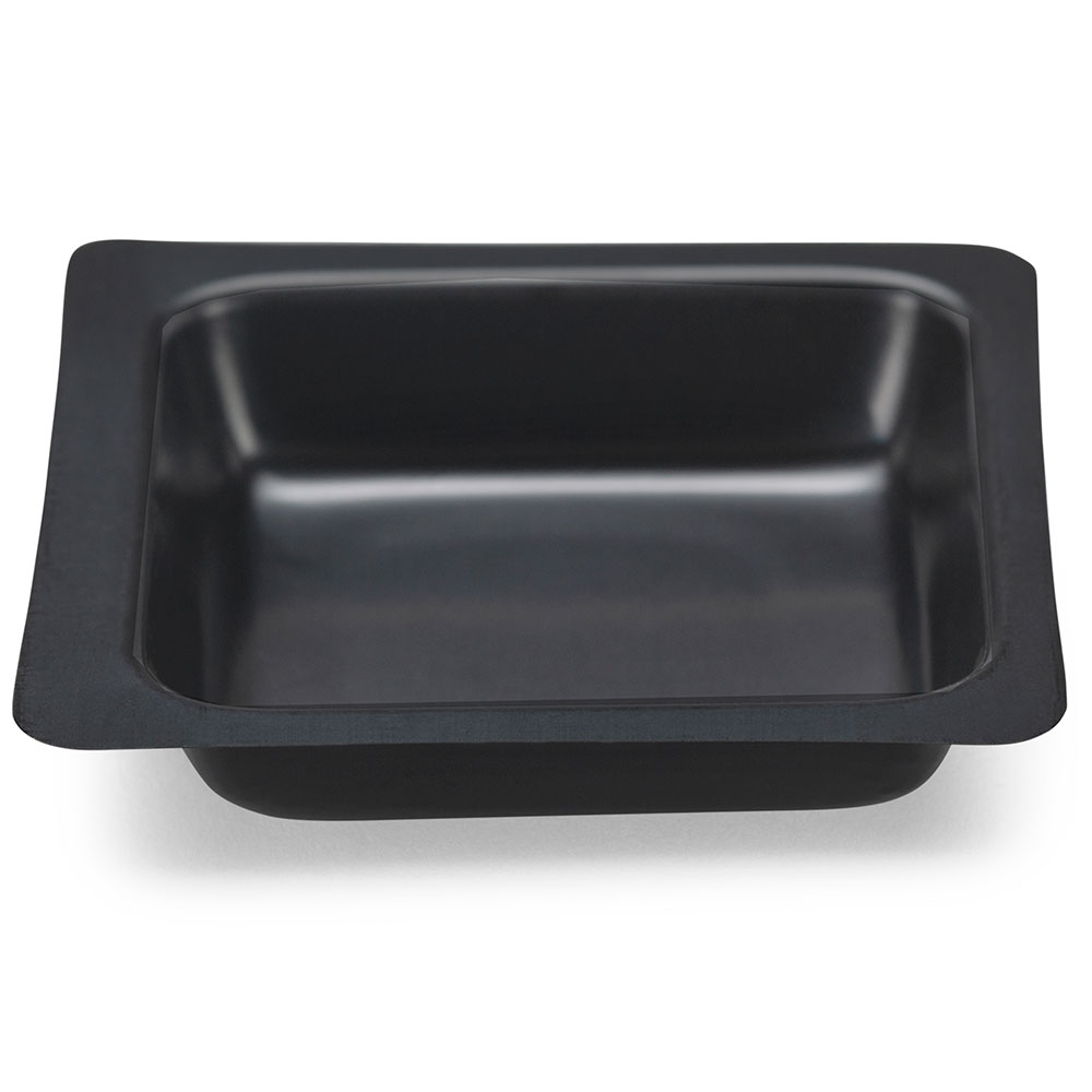 Globe Scientific Weight Boat, Square with Square Bottom, Antistatic, PS, Black, 10mL Image